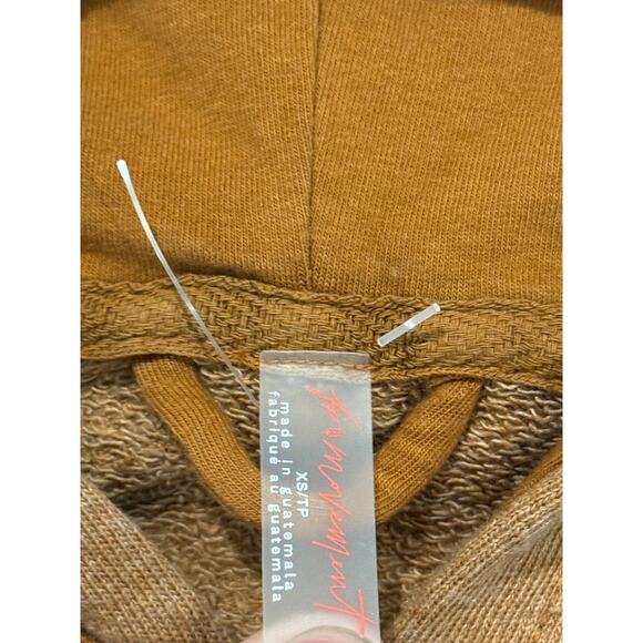 (XS) Free People Movement Fast Break Hoodie in Camel Size XS - Picture 5 of 6